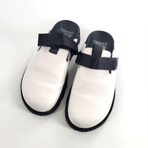 Sorel Bible Clogs Size 6 White‎ Black